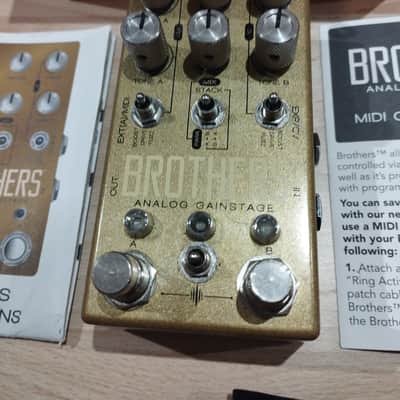 Chase Bliss Audio Brothers Analog Gain Stage 2017 - 2018 - Gold Bild 2
