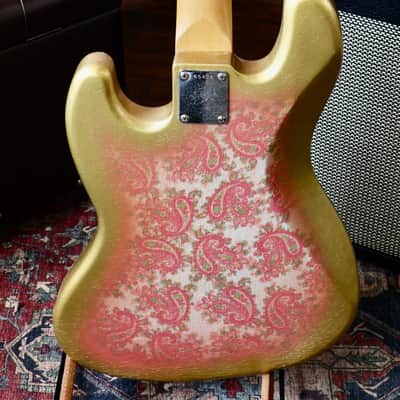 Berly J Bass - Pink/Gold Paisley. NEW (Authorized Dealer) image 3