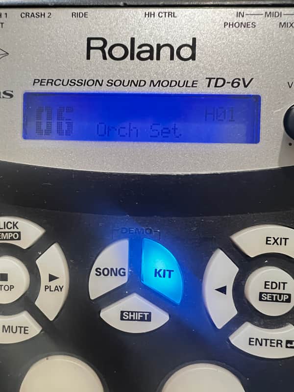 Roland TD-6V Drum Sound Module 2003 - 2008 - Black image 1