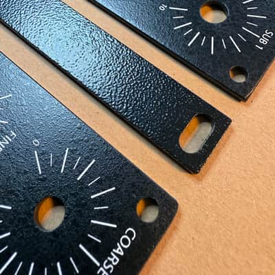 MOTM Format Rack Mount End Caps 2025 - Black Powder Coat image 2