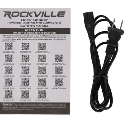 (2) Rockville RockShelf 68C 6.5" Wood Bookshelf Speakers+Wifi Amp Receiver+Sub image 11