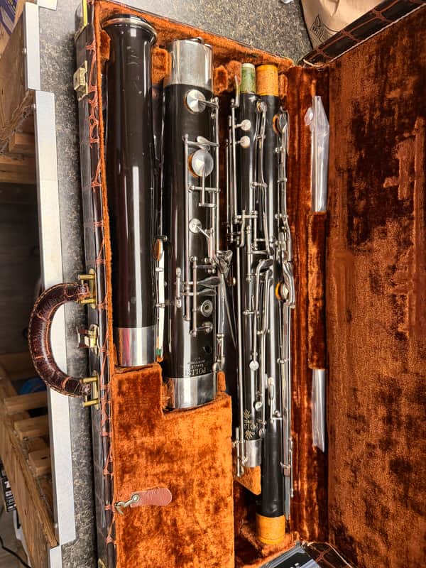 Bassoon Polisi concert Black Wooden image 1