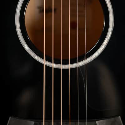 Taylor 214ce-BLK Plus Grand Auditorium Acoustic/Electric Guitar - Black with Hardshell Case image 10