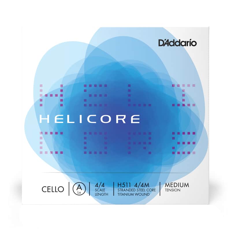 DADDARIO ORCHESTRAL IT H511 4/4M CORDA SINGOLA LA D'ADDARIO HELICORE PER VIOLONCELLO, SCALA 4/4, TENSIONE MEDIA image 1