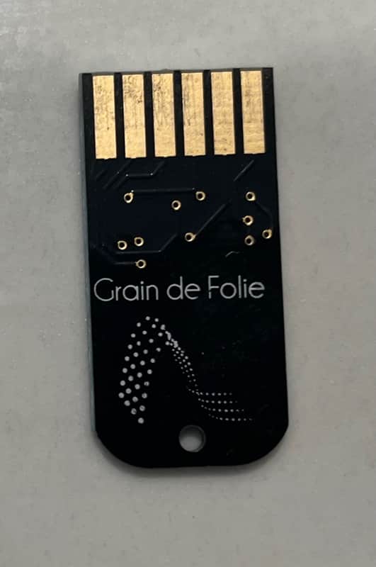 Tiptop Audio Grain De Folie Granular Sampler DSP Card 2010s - Black image 1