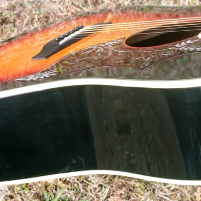 Early 1970’s Canda 202 Hummingbird Model MIJ by Fujigen Gakki+Old Flight Case, All New Frets image 18