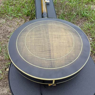 Aria SB-600 Deluxe 5 String Banjo High End Aria Gold Hardware Hard
