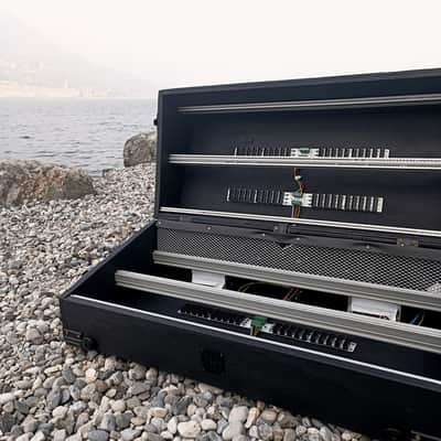 12U Eurorack Case Powered, 126 hp (or 84 or 104 hp) patched resealable, modular synthesizer synth image 13