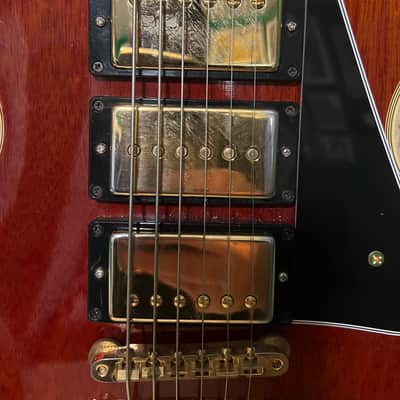 Gibson Les Paul Custom 3 pickup R7 2000 Heritage Cherry '57 Reissue Custom Shop image 12