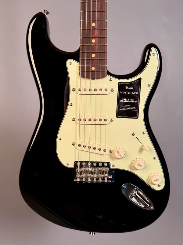Fender Vintera III Early '60s Stratocaster - Black image 1