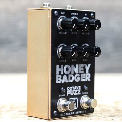 Redbeard Effects Honey Badger Octave Fuzz Analog True Bypass Effect Pedal w/Box image 3