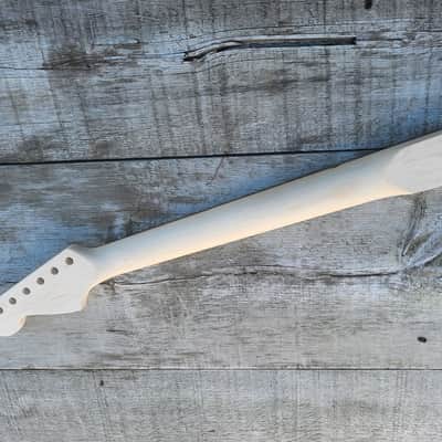 21 fret classic Guitar Neck Replacement, Stainless Steel Frets, bone nut image 7