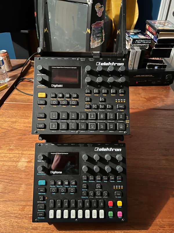 Elektron Digitakt and Digitone with 3-Tier Stand image 1