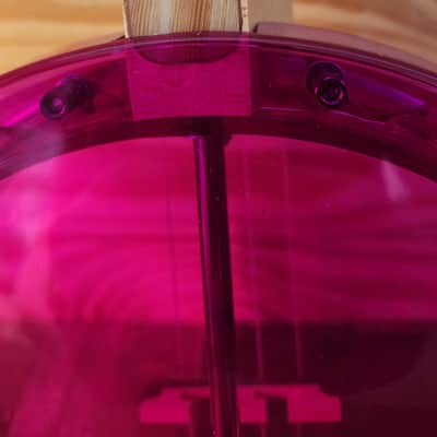 Gold Tone Little Gem Acrylic Concert Banjolele 2018 - Amethyst image 6