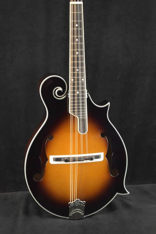 Mint Epiphone IGC F-5G F-Style F-Hole Mandolin Cremona Sunburst w/ Hard Case image 1