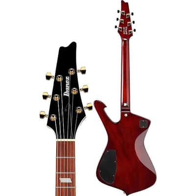 Ibanez Iceman Flamed Maple Electric Guitar Violin Sunburst - With Case-4L240200112 image 4