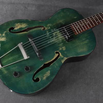 Epiphone Olympic Masterbilt - Green Refinish - 2nd Hand image 11