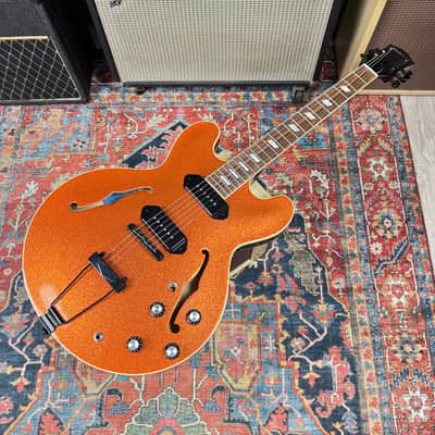 Epiphone USA Casino 1 of 1 Custom Order Orange Sparkle - 2021 image 2