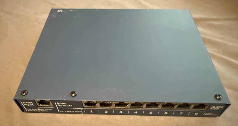 Aviom A-16D A-Net Distributor 2010s - Blue image 1