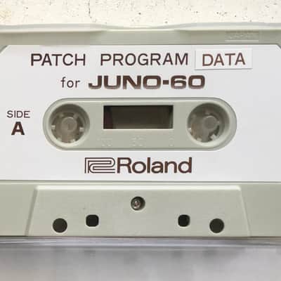 Roland Juno-60 Original factory Patch and program data cassettetape image 3