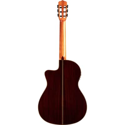 Cordoba Fusion 12 Rose II Acoustic Electric Guitar - Natural image 3