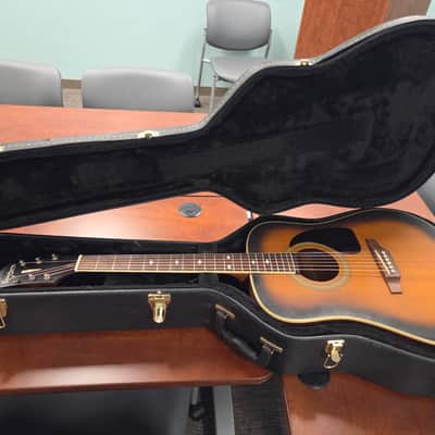 Epiphone Masterbilt AJ-500RNS Acoustic Guitar with Case | Reverb