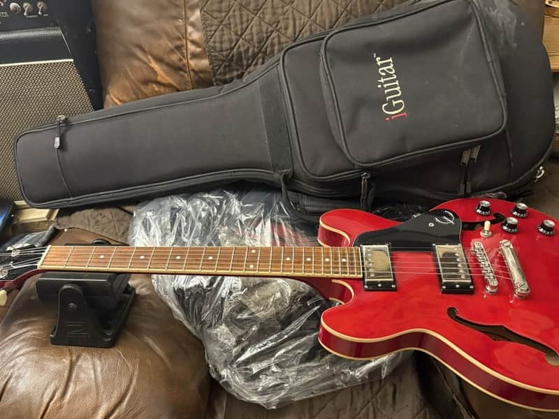 2019,Epiphone ES-339 Semi-Hollowbody/Cherry Gloss,Gig Bag.Clean Guitar. image 1