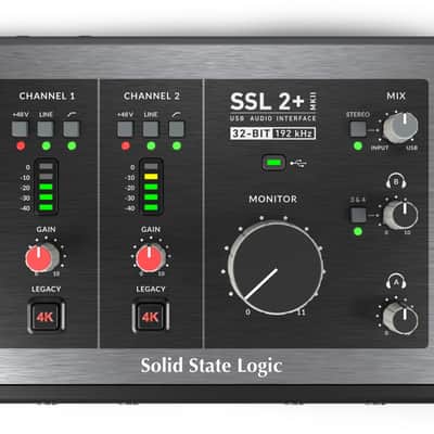 Solid State Logic SSL2+-MKII 32-Bit 192kHz 2x4 USB-C Audio Interface image 4