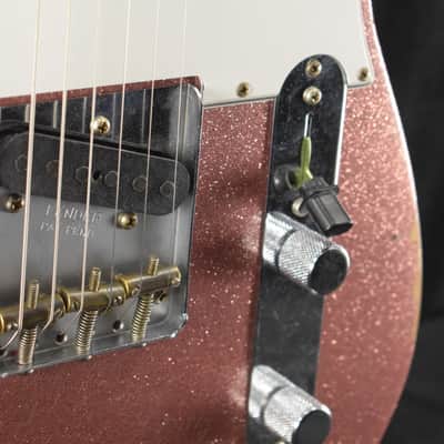 Mint Fender Custom Shop Limited Edition '61 Telecaster Relic Aged Champagne Sparkle image 6
