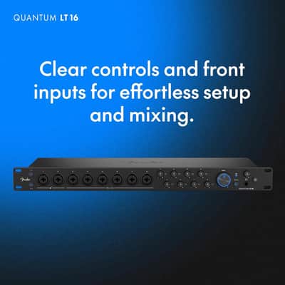 Fender Quantum LT 16 16-in 8-out USB-C Audio Interface image 3