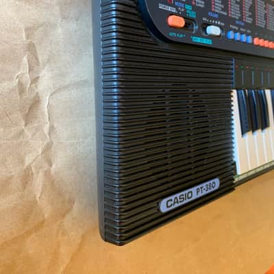 Casio  PT-380  80s 90s 32-key Synth with Microphone in original Box Excellent Condition image 3