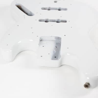 1972 Vintage Fender Jazz Bass BODY White Re-fin 1970s USA Guitar image 15