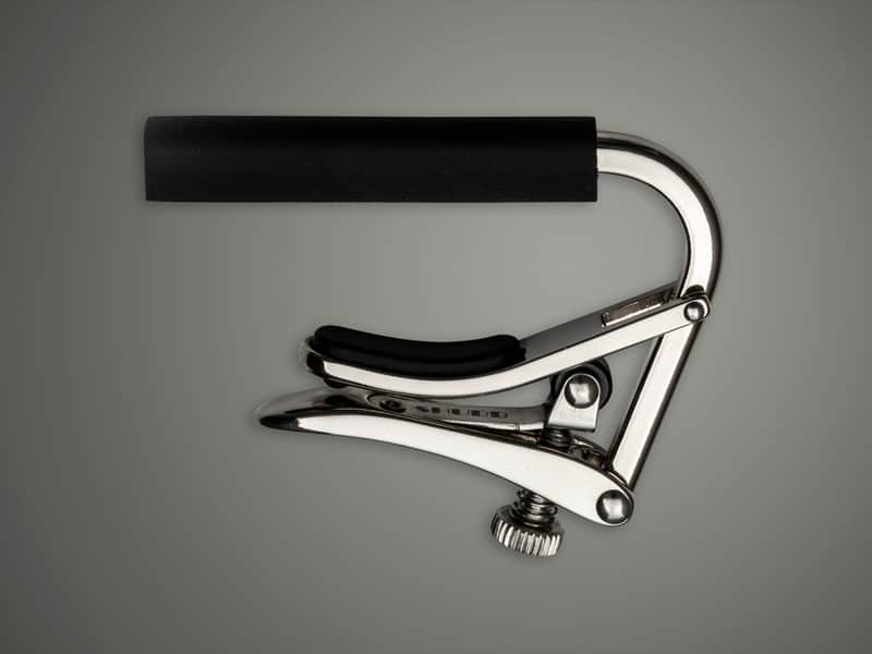 Shubb Standard Capo C2 – Polished Nickel for Nylon String Guitar image 1
