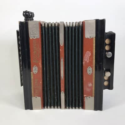 Vintage The Stag Extra Broad Hammered Reeds Accordion Accordion Saxon Germany image 6