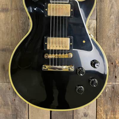 1957 Les Paul Custom Reissue 2-Pickup VOS Ebony Gibson image 2