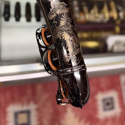 Cannonball Raven A5 Black Big Bell Stone Series Alto Saxophone CUSTOM ENGRAVED! image 9