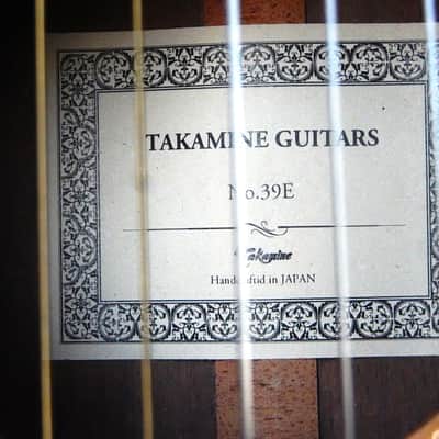 TAKAMINE'S TOP OF THE LINE 2022 -  MODEL No39E - CONCERT LEVEL CLASSICAL GUITAR - SPRUCE/MADAGASCAR ROSEWOOD image 5