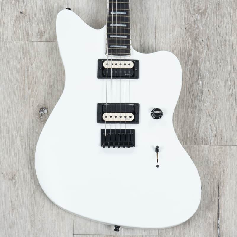 Fender Jim Root Jazzmaster V4 Guitar, Ebony Fingerboard, Flat White image 1
