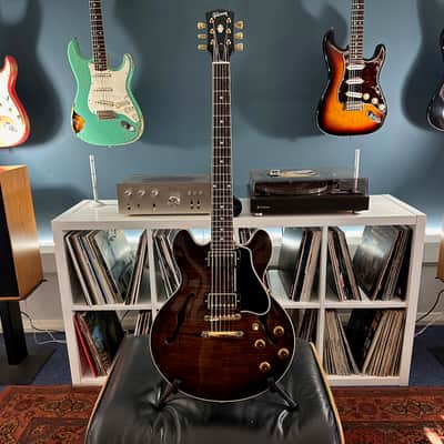 Gibson Custom Shop CS336 Flame Maple 2002 - Tobacco image 1