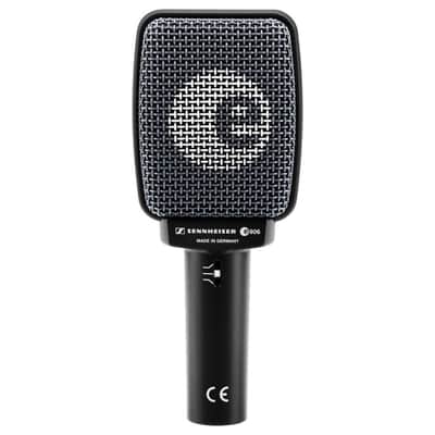 Liquid Audio Sennheiser E 906 Supercardioid Dynamic Instrument Microphone Bundle w/Pig Hog PHM10 8mm Mic Cable Polishing Cloth image 3