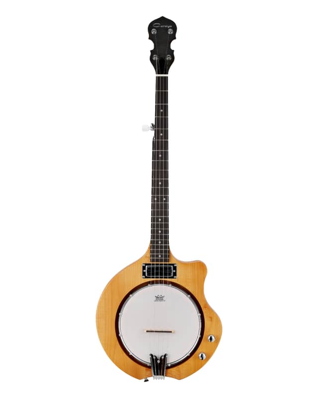 Caraya BJ60 5-String Electric-Acoustic Mountain Banjo – Ceramic Pickups, Double Rods image 1