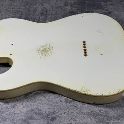 Real Life Relics 60’s Style Tele® Telecaster® Body Double Bound Aged Vintage White image 7