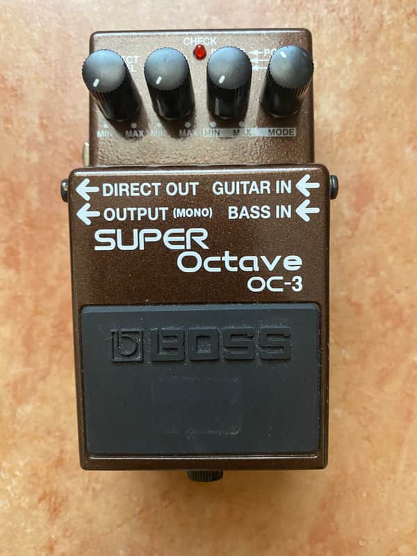 Boss OC-3 Super Octave (Dark Gray Label) 2003 - Present - Brown image 1