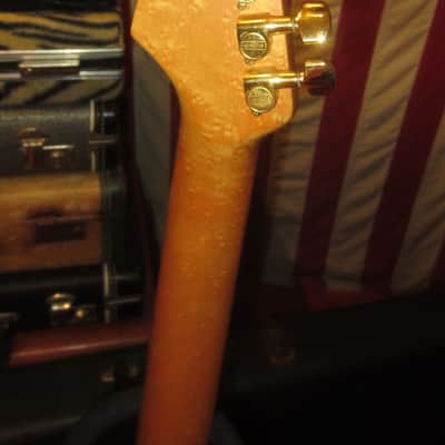 1985 Schecter Super Strat Stratocaster Sunburst Flame Top image 4