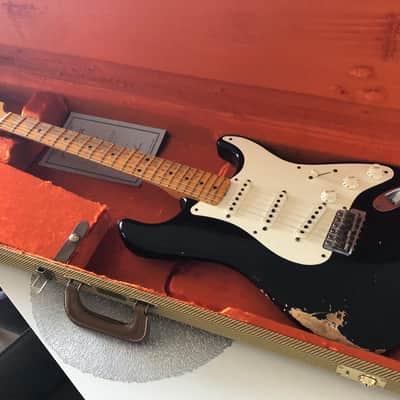 Fender 57 Stratocaster Relic 2011 - Black image 5