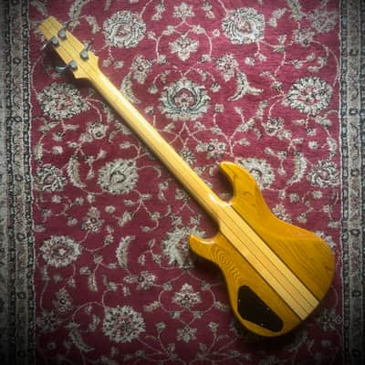 1981 Aria Pro II TSB-550 Tri Sound Bass Neck-Thru Ash Natural MIJ Matsumoku image 6