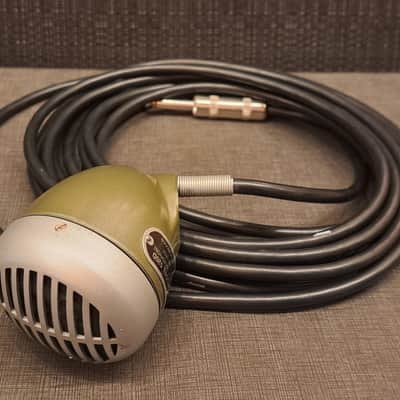 SHURE MODEL 520D GREEN BULLET DYNAMIC MICROPHONE (USED) image 2