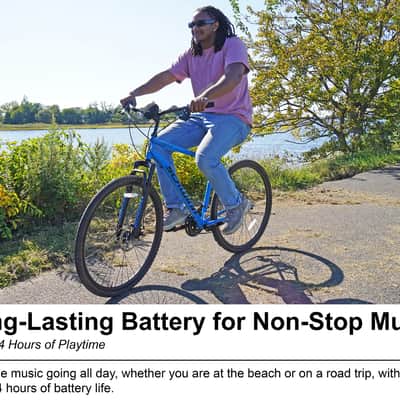 Rockville R-GO 16 Watt Waterproof Portable Bluetooth Speaker+Bicycle Bar Mount image 6