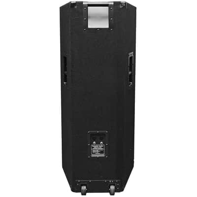 Pair of Dual 15" PA/DJ Speaker Cabinets with Titanium Horns Wheel Kit and Handle image 5