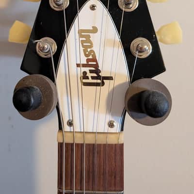 2012 Gibson Flying V '67 Reissue Ebony USA w/ Seymour Duncan Bridge Pickup image 3